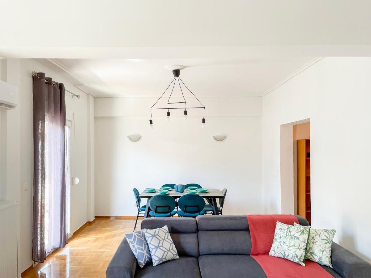 Aristotelous Sunny 118Sqm Apt In Viktoria Athènes Extérieur photo