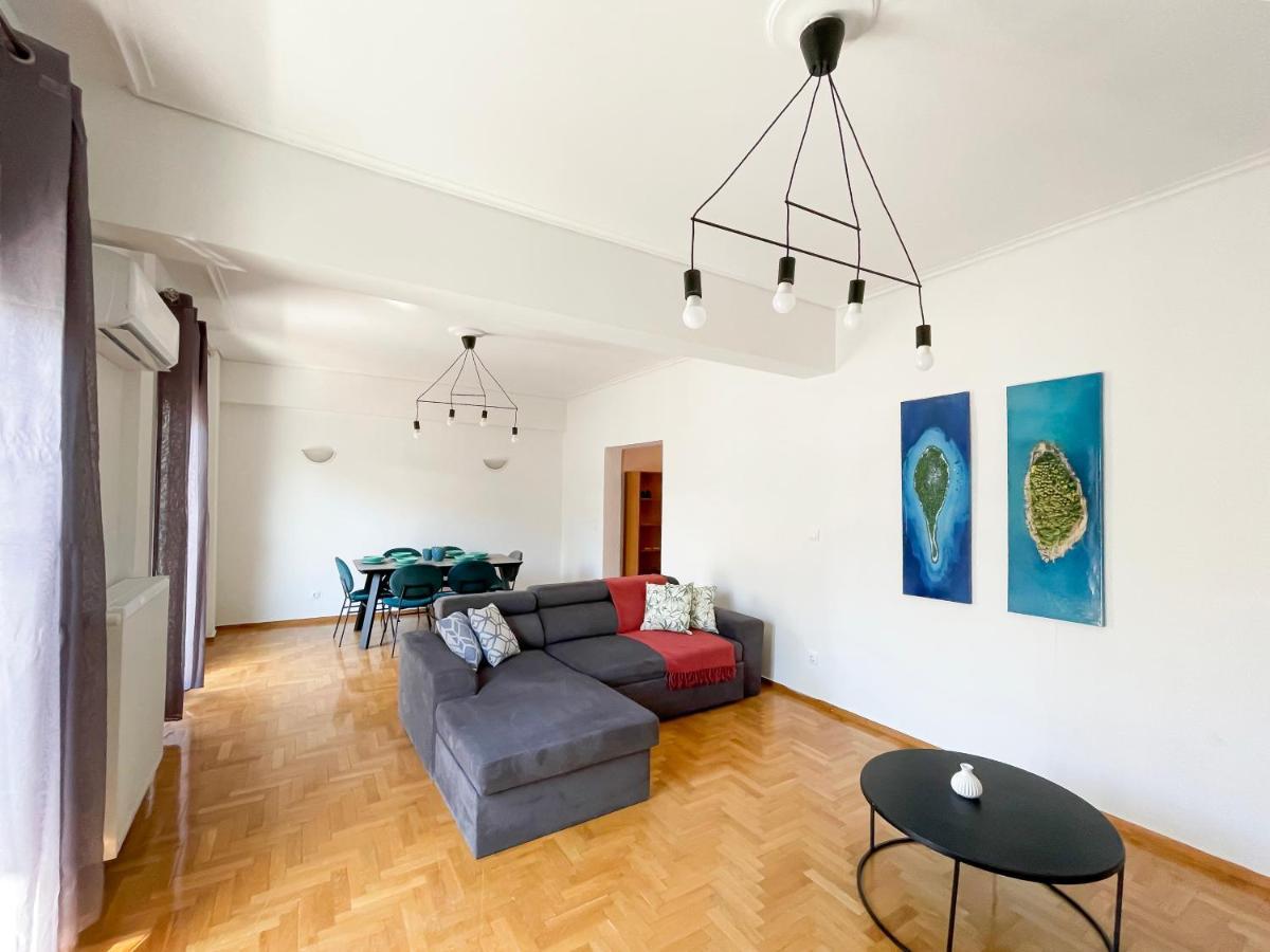 Aristotelous Sunny 118Sqm Apt In Viktoria Athènes Extérieur photo