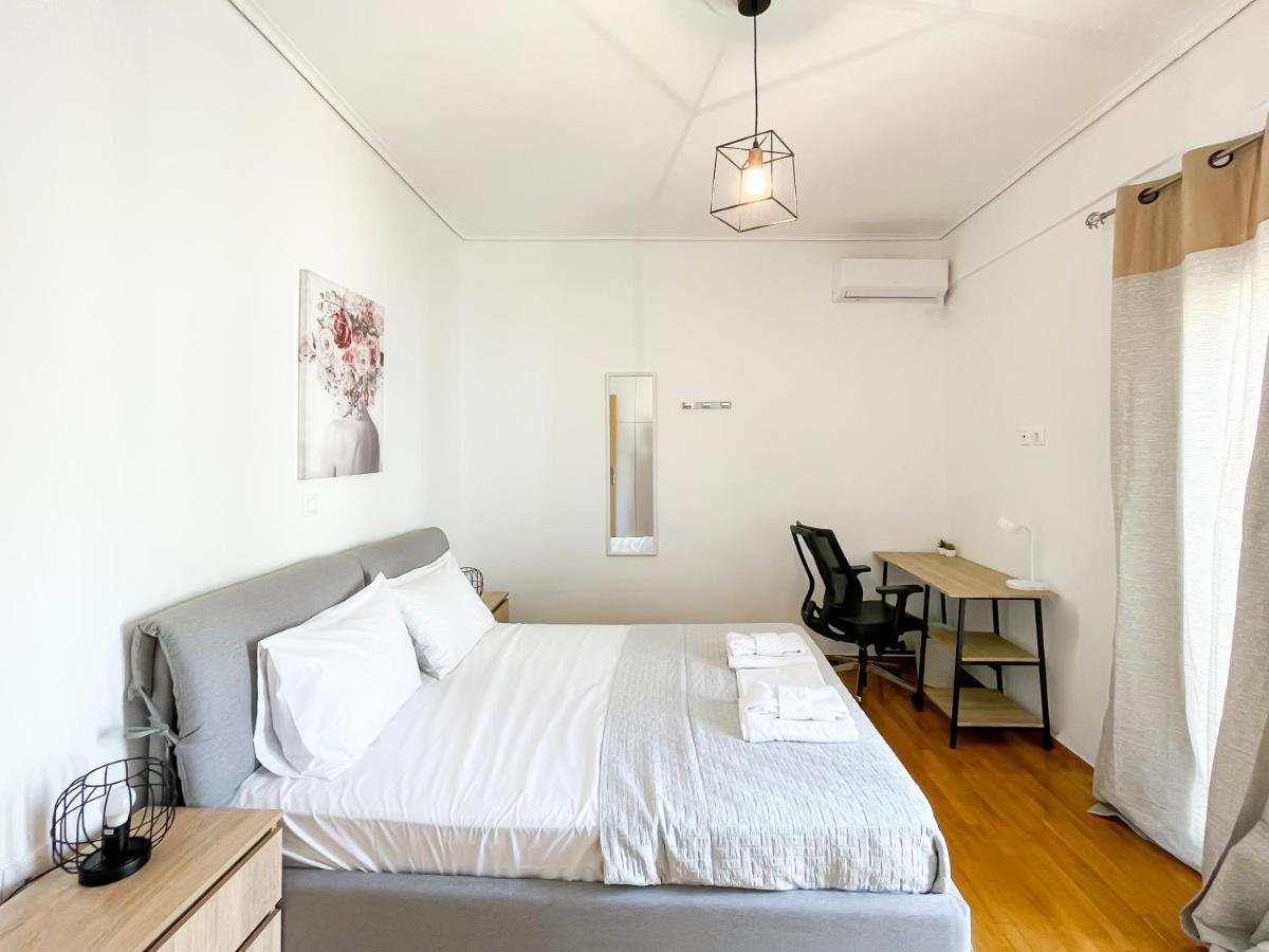 Aristotelous Sunny 118Sqm Apt In Viktoria Athènes Extérieur photo